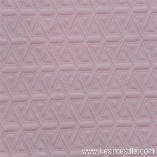 100% polyester jacquard quilted knitted printed fabric